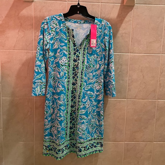 🦋NWT🦋 Lilly Pulitzer UPF 50+ChillLilly Nadine dress - Picture 2 of 5